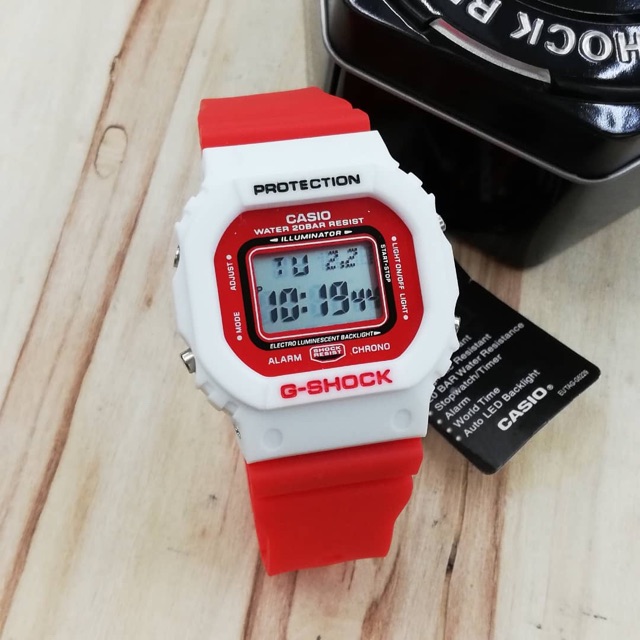 g shock petak merah