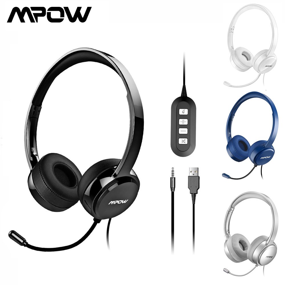 computer headset with mic noise cancelling