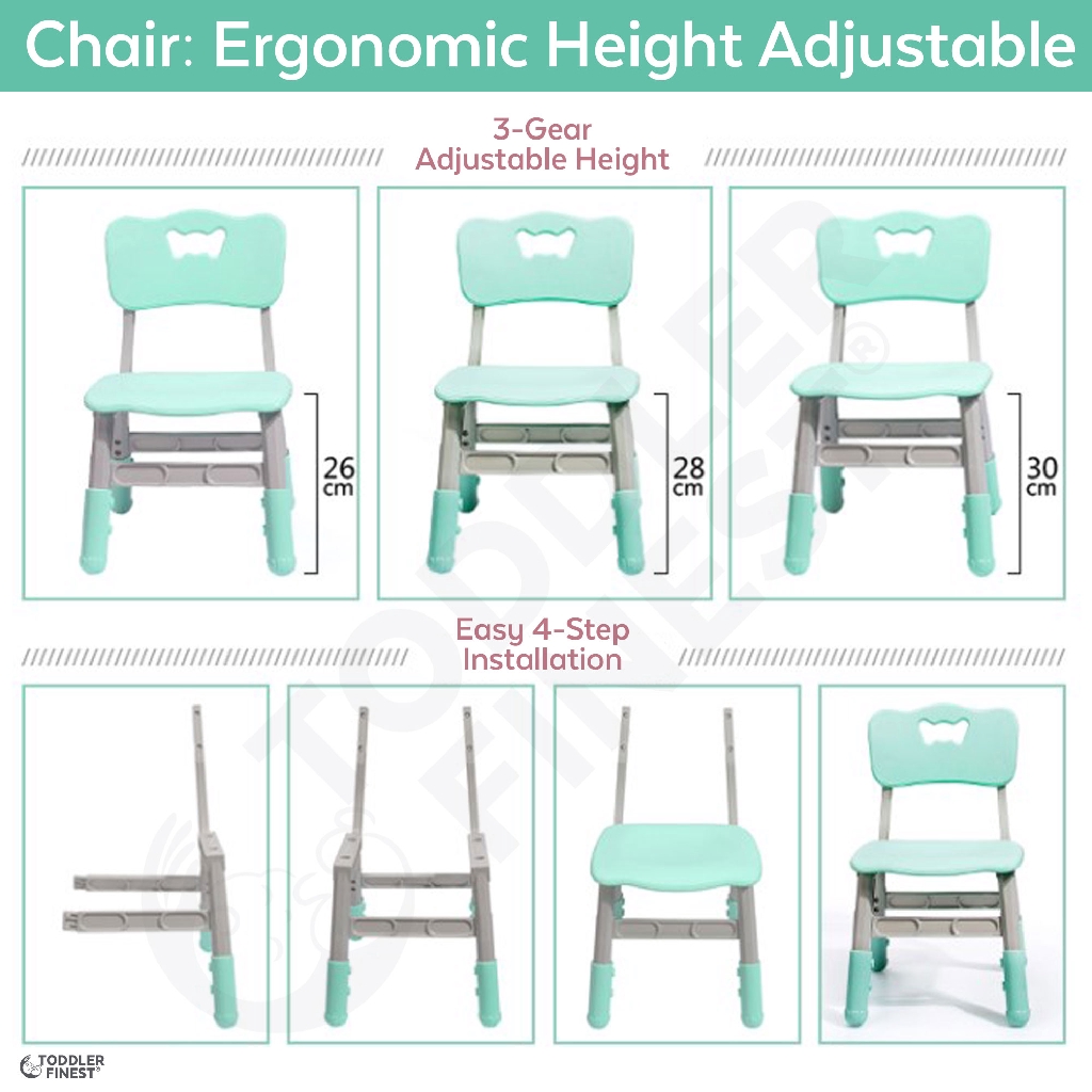 adjustable table and chairs for toddlers