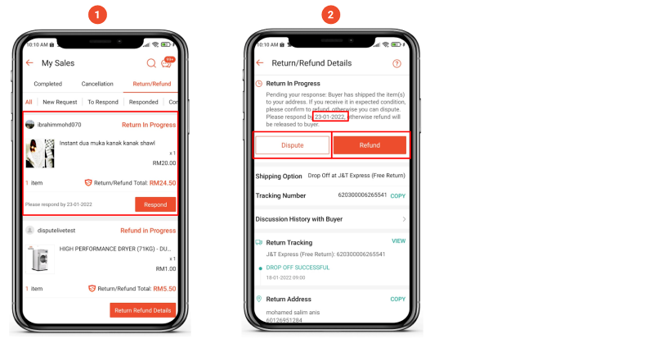 CARA GUNA "RETURN AND REFUND" DI SHOPEE SELLER CENTER