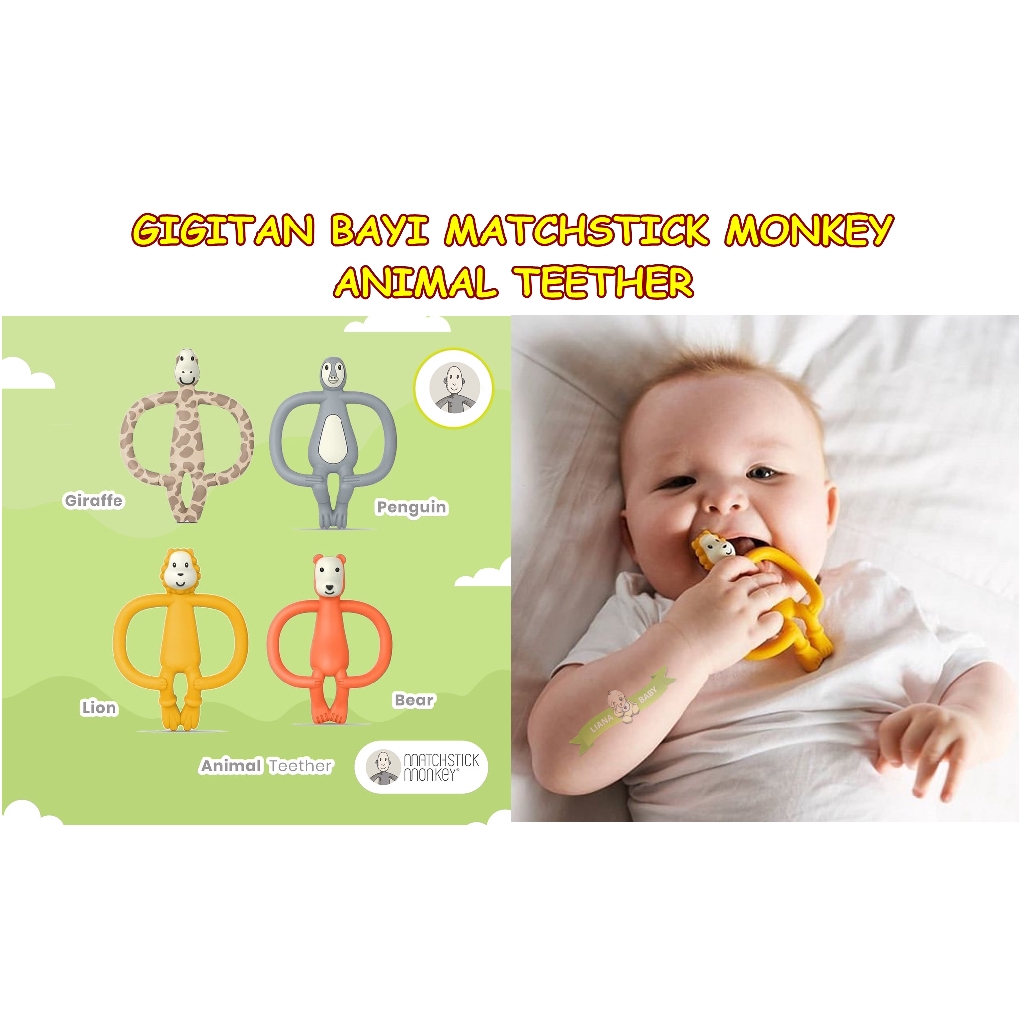 lion teether matchstick monkey