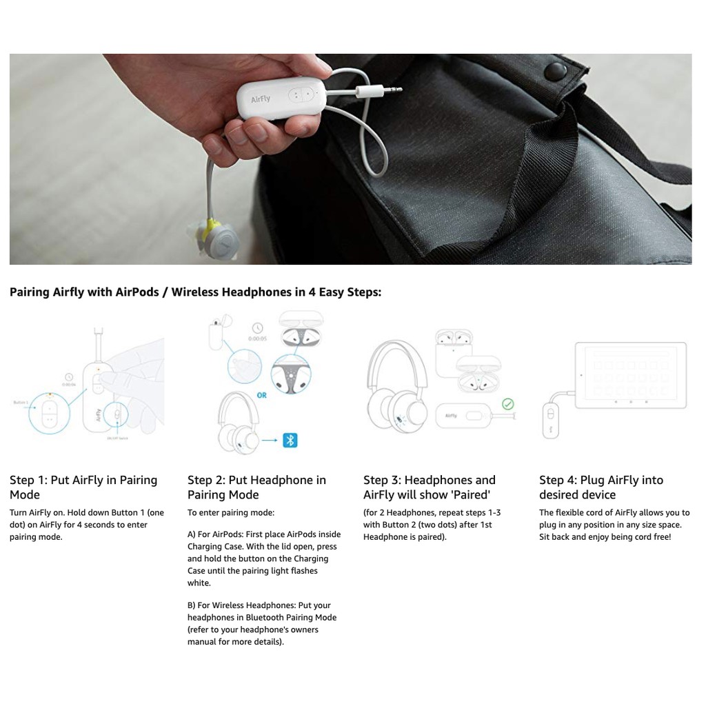 airfly pairing airpods