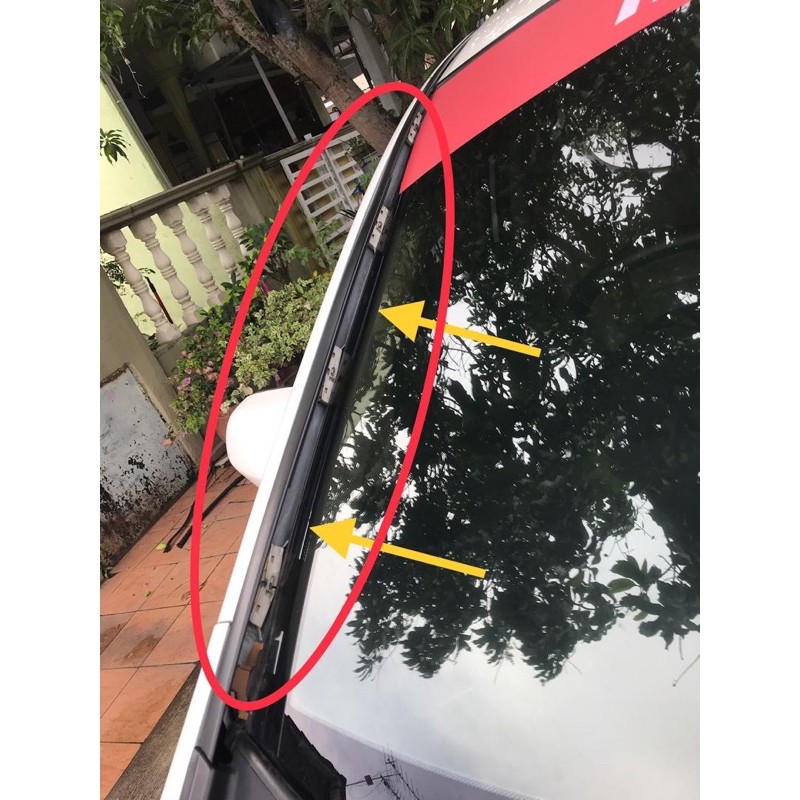 Honda Civic FD Getah Tepi Cermin Depan 1 Set  Shopee Singapore