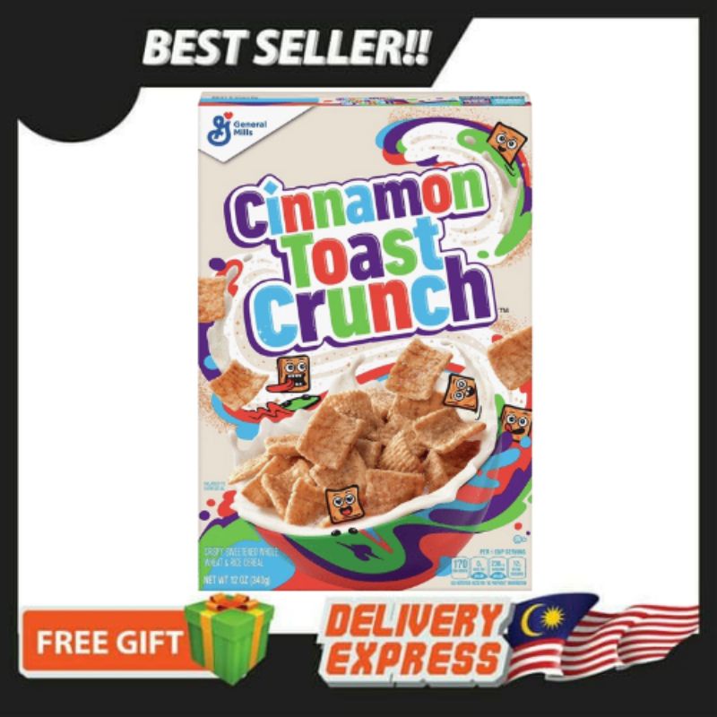 Shop Malaysia General Mills Cinnamon Toast Crunch 340g Shopee Singapore