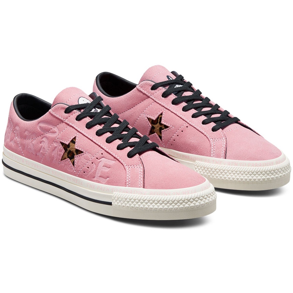 converse one star leopard