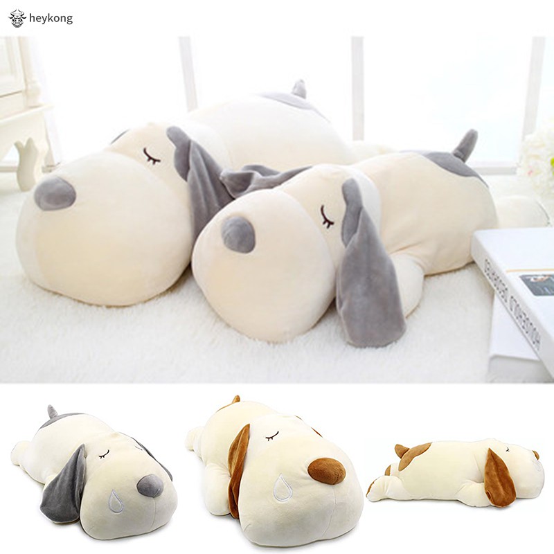Pillow Sleeping Dog Shape Hugging Pillow Stuffed Animals Plush Soft Toy