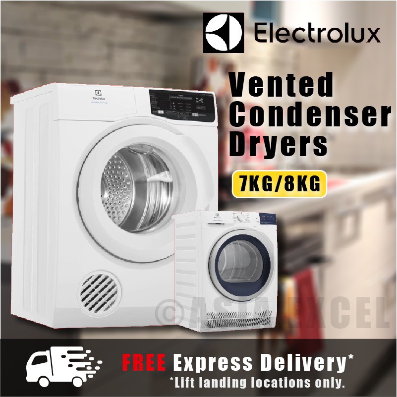 ELECTROLUX 7/8KG FRONT LOAD VENTED/CONDENSER DRYERS [EDV705HQWA]