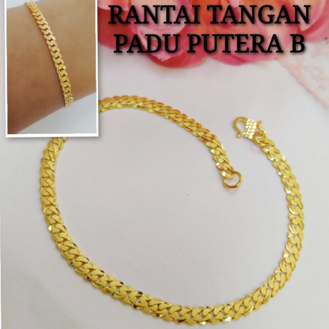 Princess Padu Hand Chain Gold 916 Shopee Singapore