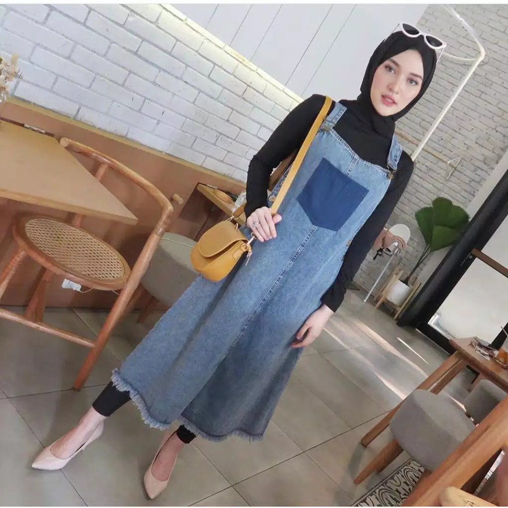 overall jeans shopee