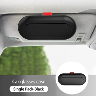 Universal Car Interior Glasses Case Integrated Fiber Velvet Protection ABS Sunglasses Case Sun Visor Buckle Storage Box