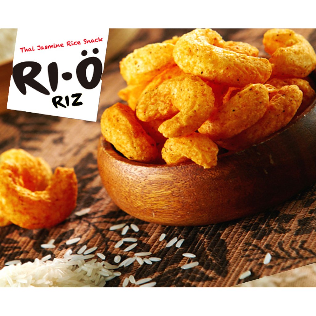 Ri O Riz Thai Jasmine Rice Snacks Assorted Flavours 55g Shopee Singapore