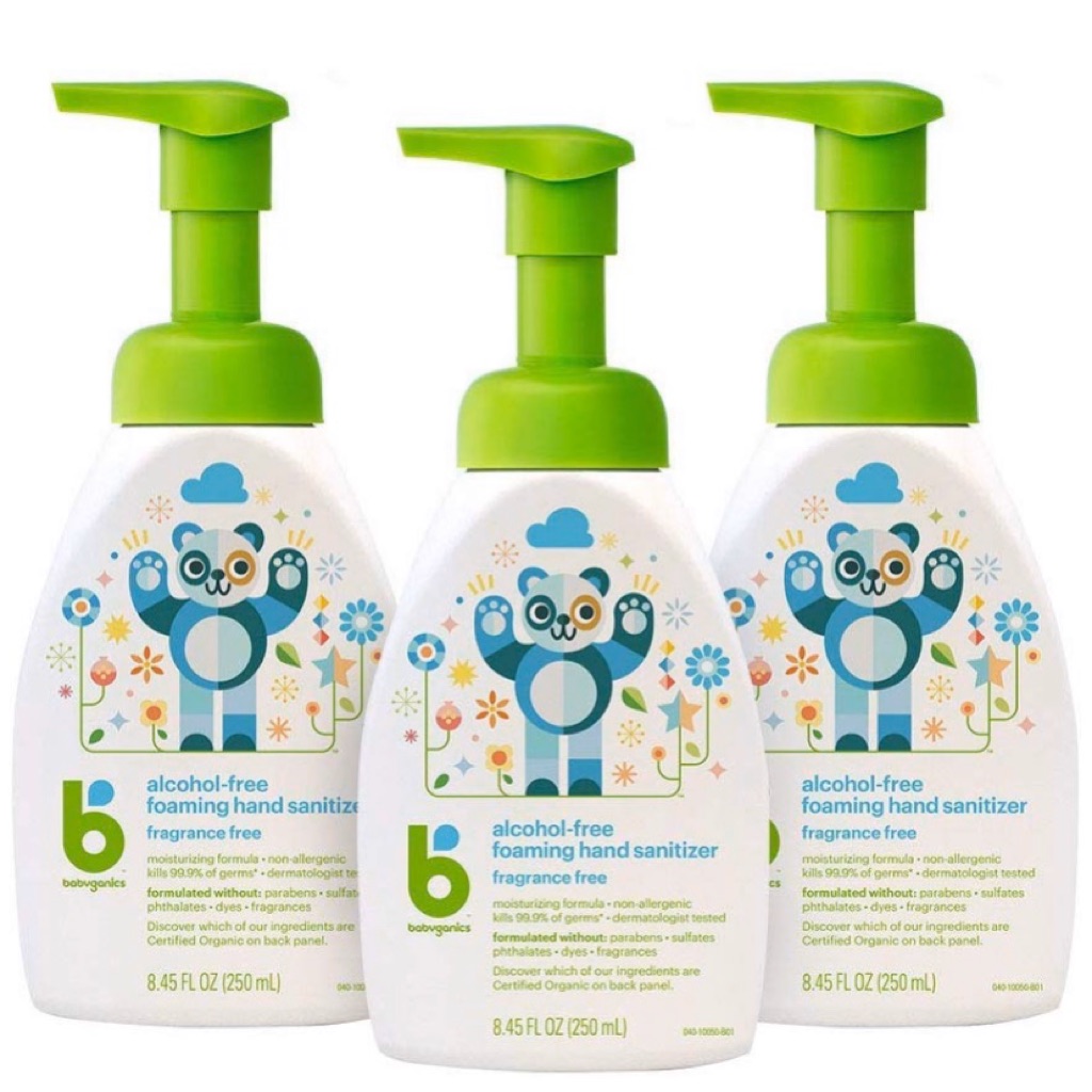 Babyganics Alcohol-Free Foaming    Hand Sanitizer, Fragrance