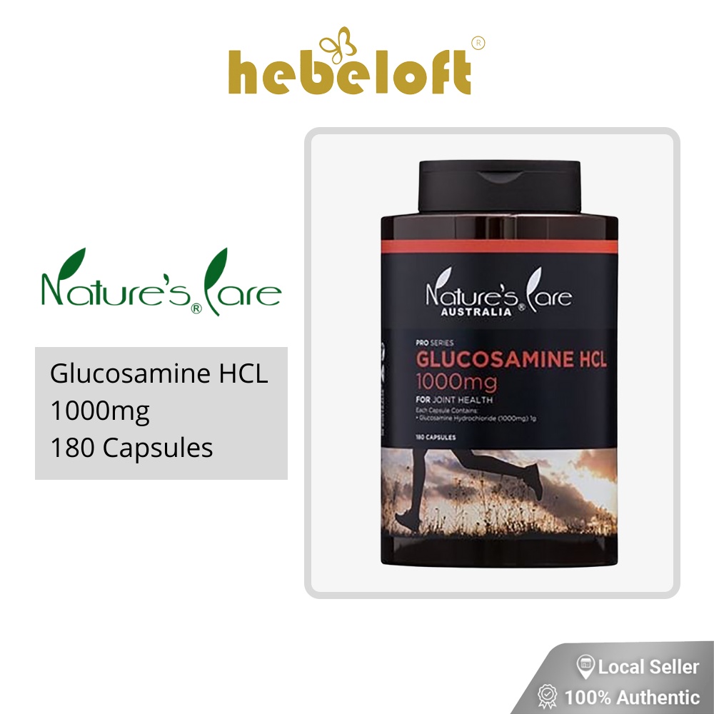 Nature's Care Pro Glucosamine HCL 1000mg 180 Capsules for Maintaining