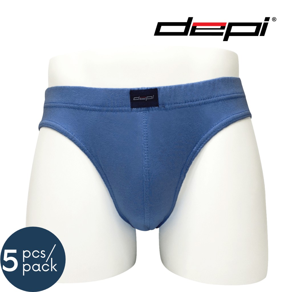 Shop Malaysia 5 Pcs Depi Men Underwear Brief 100 Cotton Seluar Dalam Lelaki Assorted Colour 1bb1505e Shopee Singapore