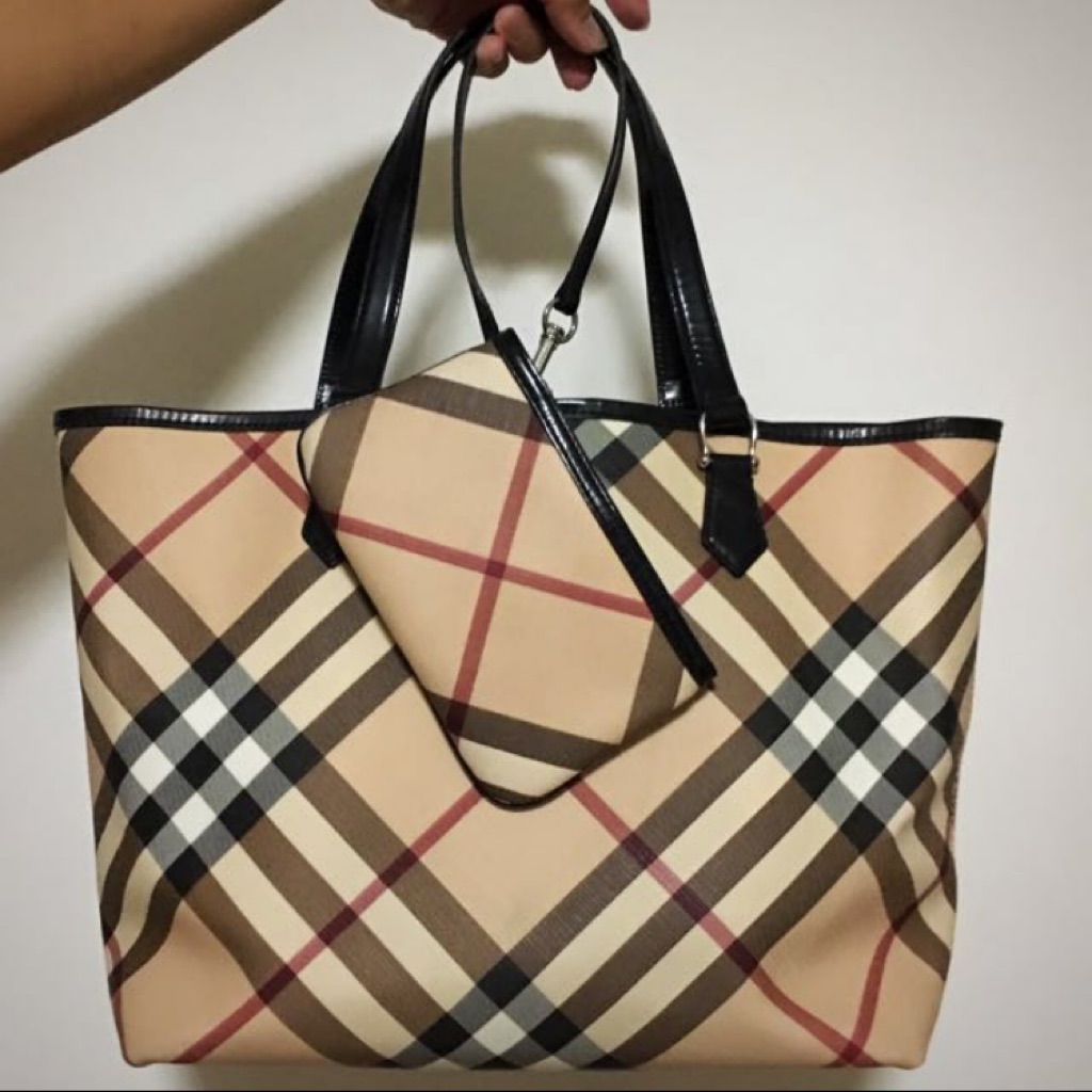 burberry big tote bag