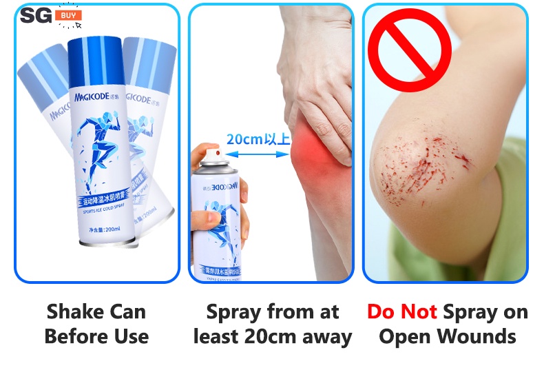 500ml Sports Cold Spray Sprain Bruise Sprained Ankle Muscle Injury