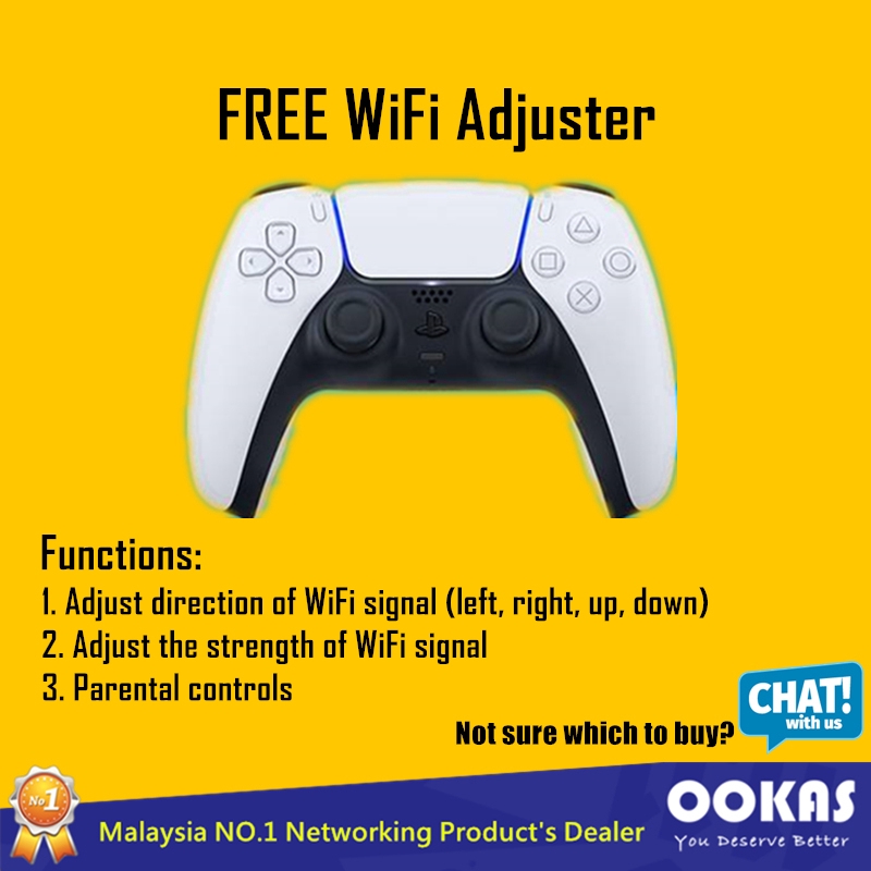 Plash Speed 5 Latest Ps5 Router With Customized Box Free Gift Shopee Singapore