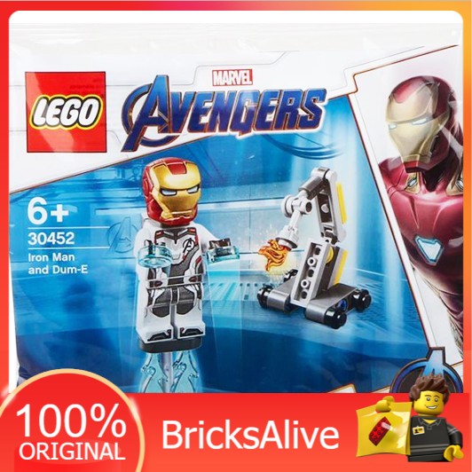 Bricksalive Lego Marvels Super Heroes Avengers Iron Man Dum E Polybag Misp Shopee Singapore