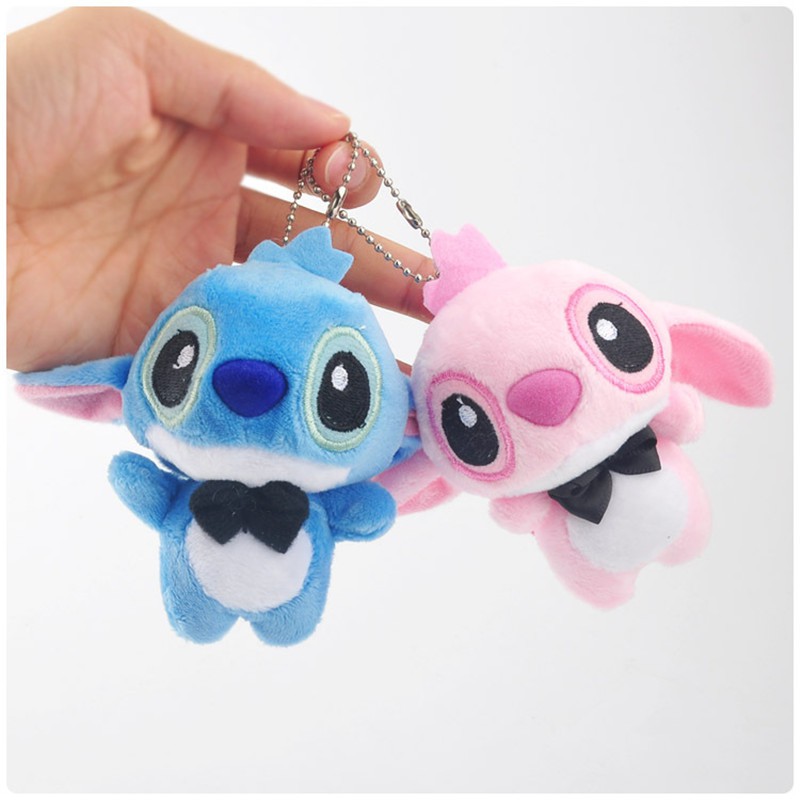 pink stitch stuffed animal