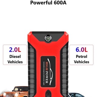 SG LOCAL STOCK! Car Jump Starter Emergency Charger Power Bank Multi-Function 99800mAh ★ Add Separate Airpump