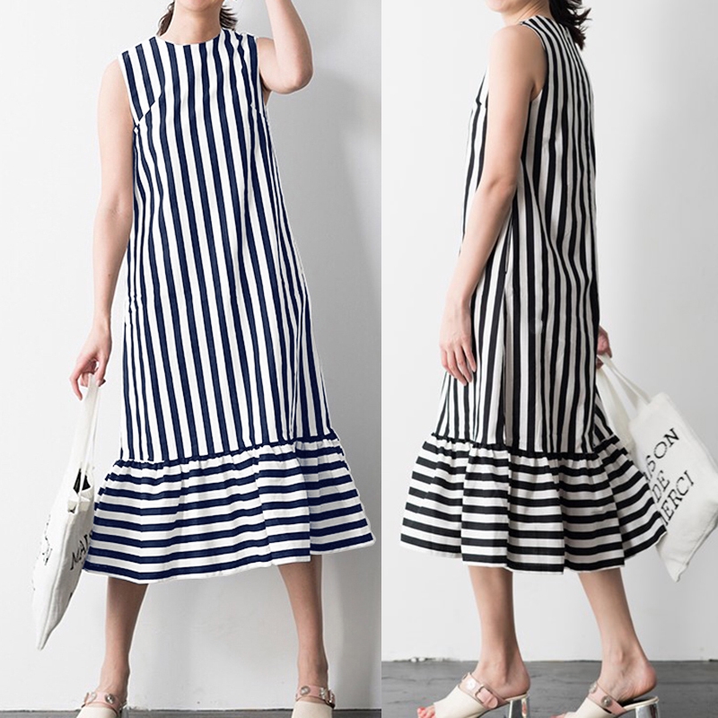 striped sundress