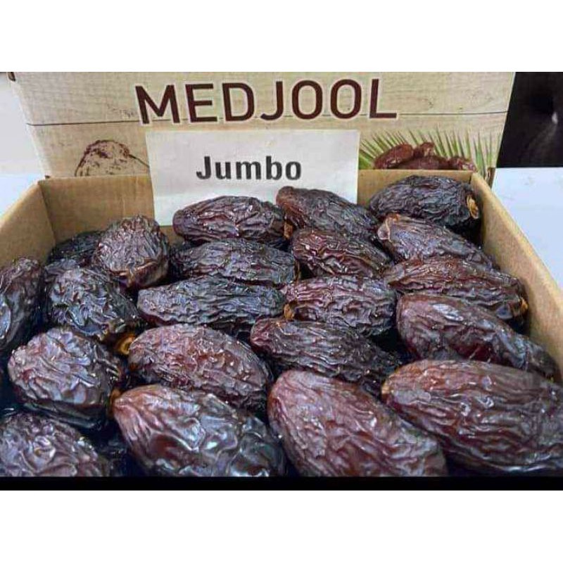 King Jumbo Medjool Palestine Dates Saiz Large Size (100g/250g/500g/1kg ...