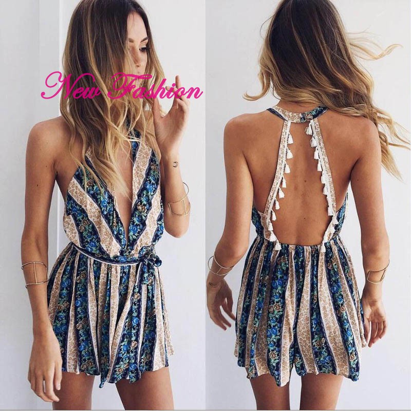 backless playsuit