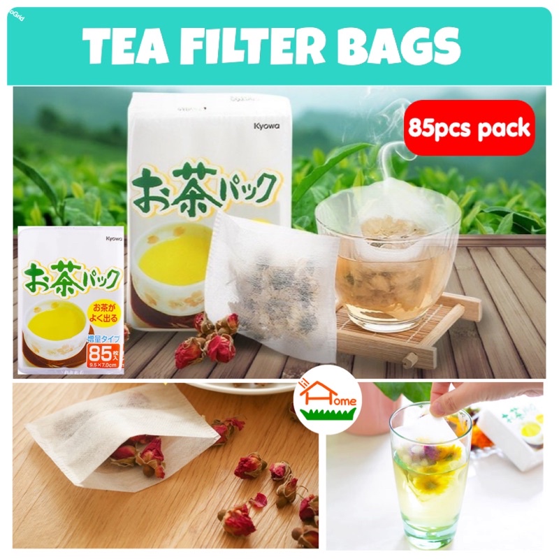 [LIL HOME] JAPANESE KYOWA TEA FILTER BAGS 85PCS PACK Shopee Singapore