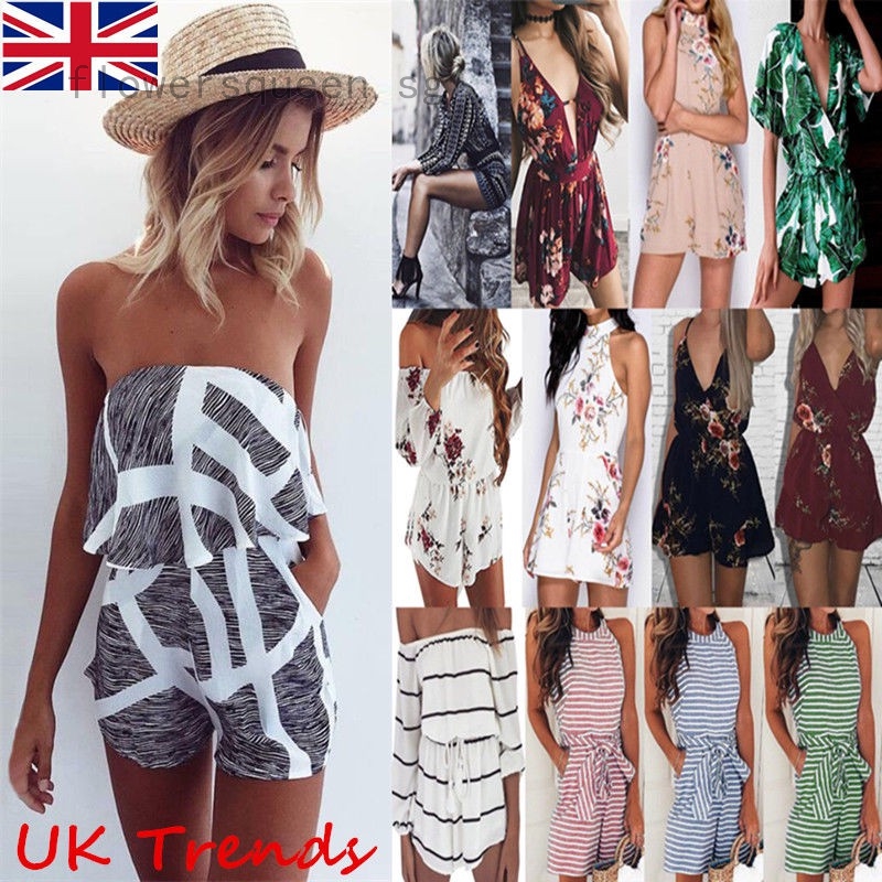ladies shorts playsuits uk