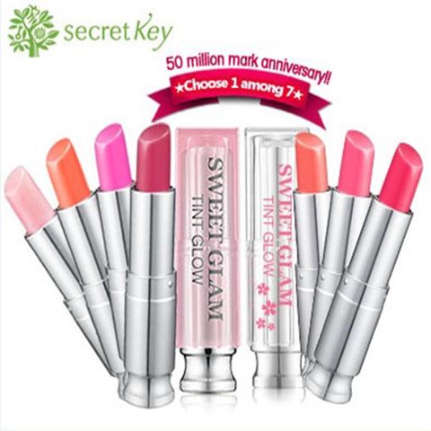 Secret Key Secret Kiss Sweet Glam Tint Glow 3 5g Lip Stick Liptint Lipstick Shopee Singapore