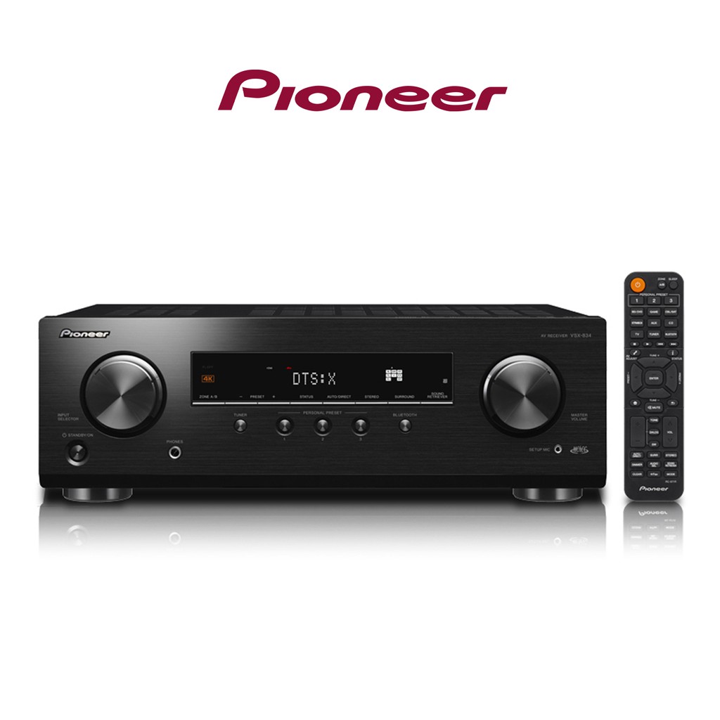 Pioneer VSX834 7.2 Channel AV Receiver (Black) Shopee Singapore