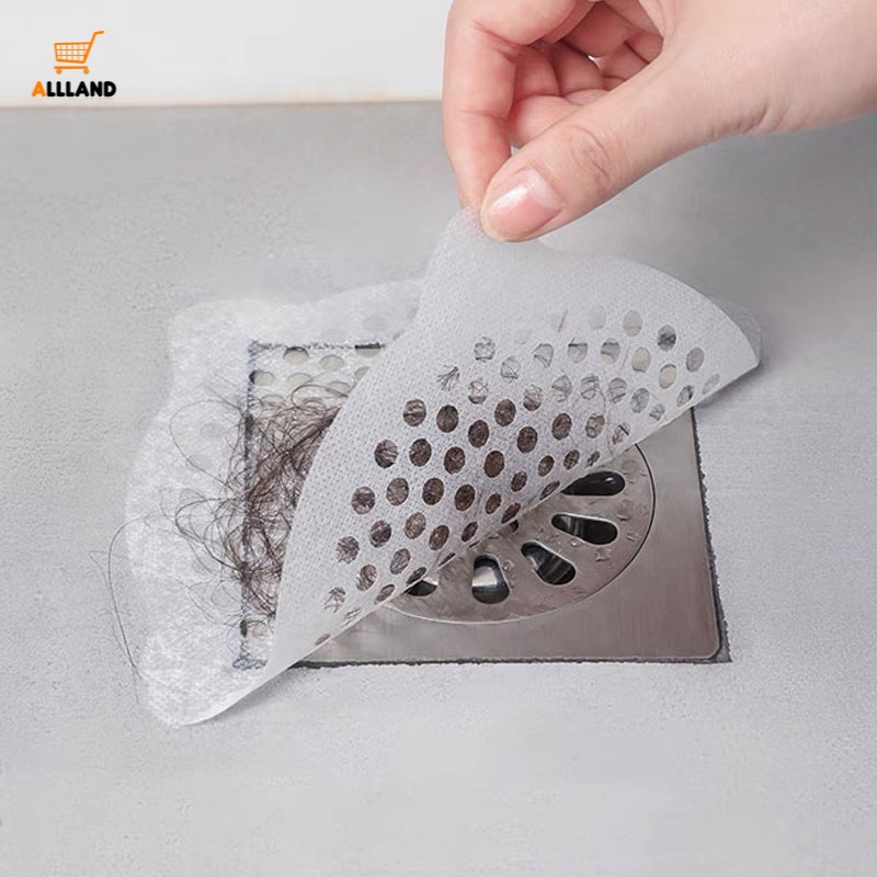 20 Pcs/Pack Disposable Shower Drain Mesh Filter/ Toilet Bathtub Hair ...