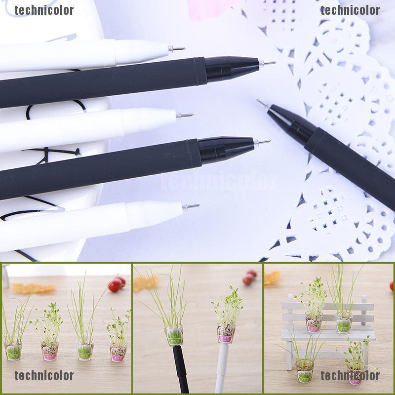 Creative Cultivate Plant Gel Pen Garden Grow Grass Pens ChildrenStationeryGiftGN