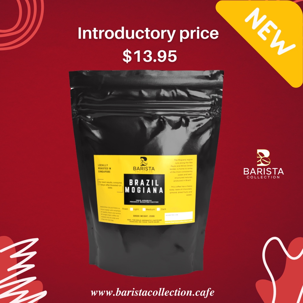 🔥🔥🔥[NEW!!!] BRAZIL MOGIANA 100% ARABICA COFFEE BEANS [ROASTED ON ORDER]