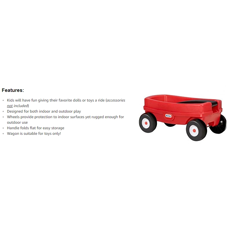 little tikes pull wagon