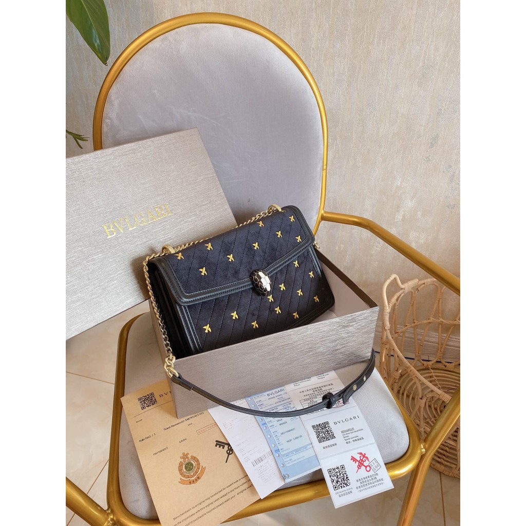 bvlgari snake head bag