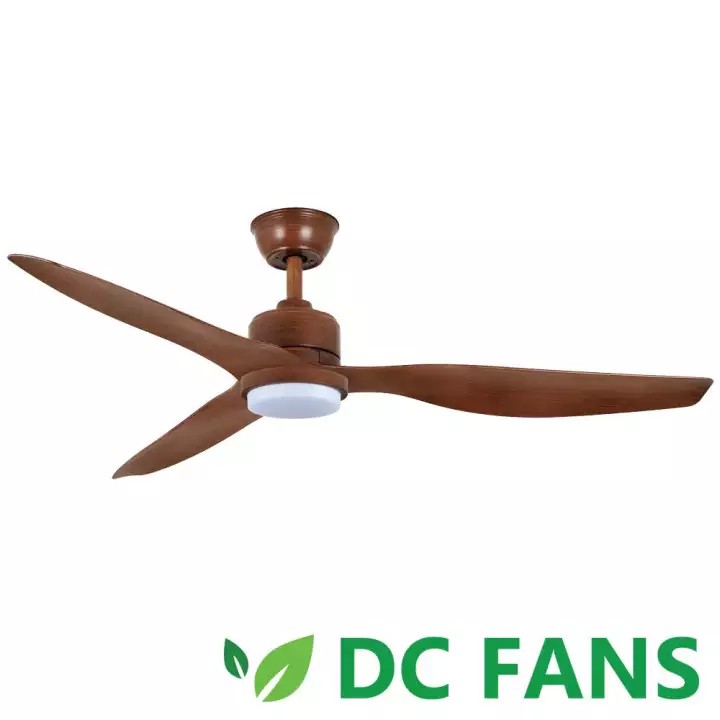 Acorn 52 Intaglio Dc 159 Led Remote Ceiling Fan Shopee Singapore