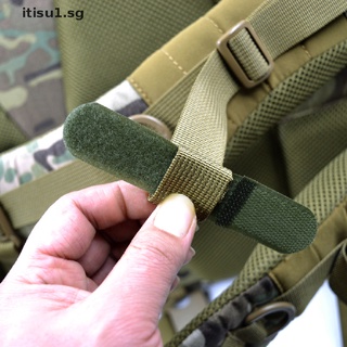 [itisu1] 5pcs of nylon straps reusable cable velcro ties with hook and loop buckle Used [SG]