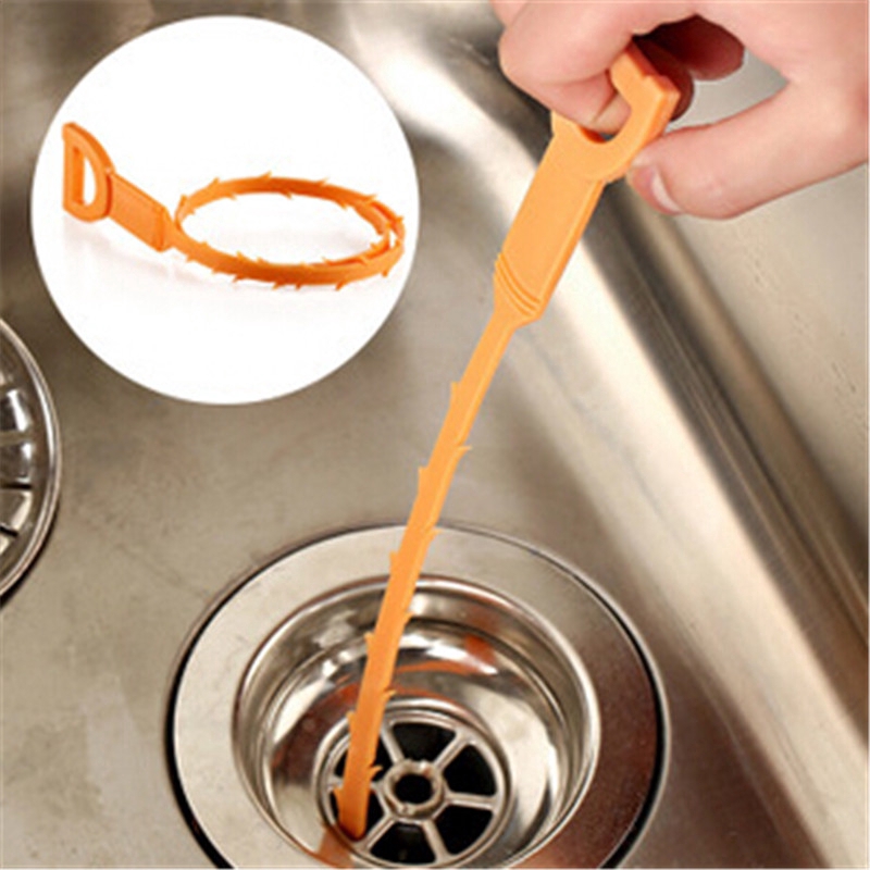 Kitchen Drain Sink Cleaner Bathroom Unclog Drain Clog Hair Removal Stabs Tool