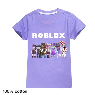 Roblox T Shirt Kids Boys Girls Game T Shirt Children Summer Catoon Clothing Tees Shopee Singapore - ซอทไหน choses top fashion roblox shirts charact girls27