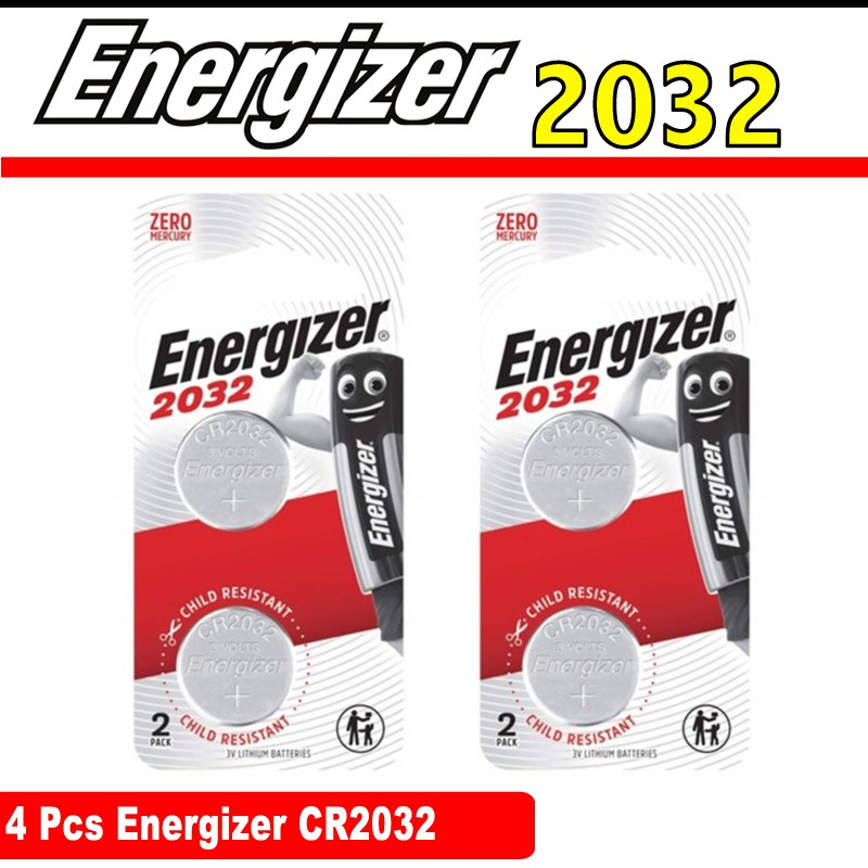 Energizer Cr2032 Lithium Coin Battery 2 Piece Pack Shopee Singapore