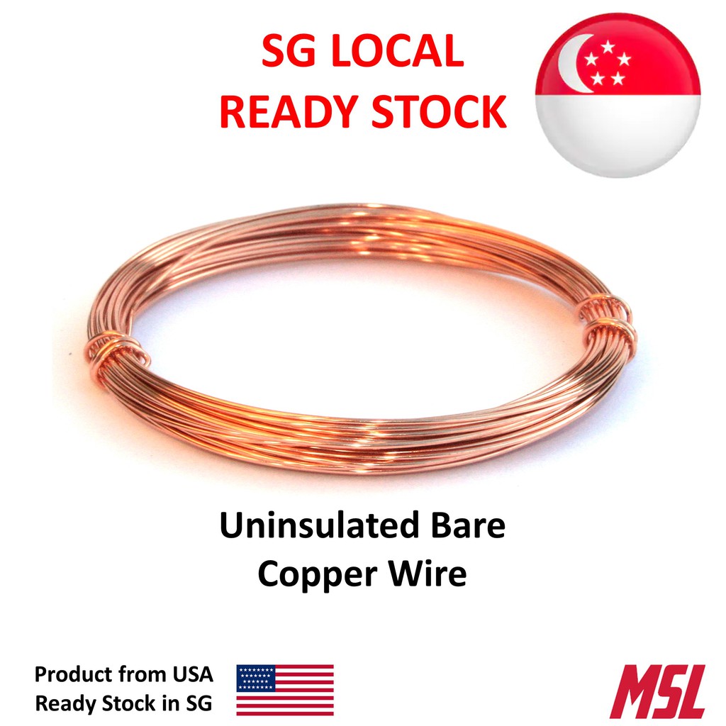 Bare Copper Wire Uninsulated Wires for Science Experiments Magnet Coil ...