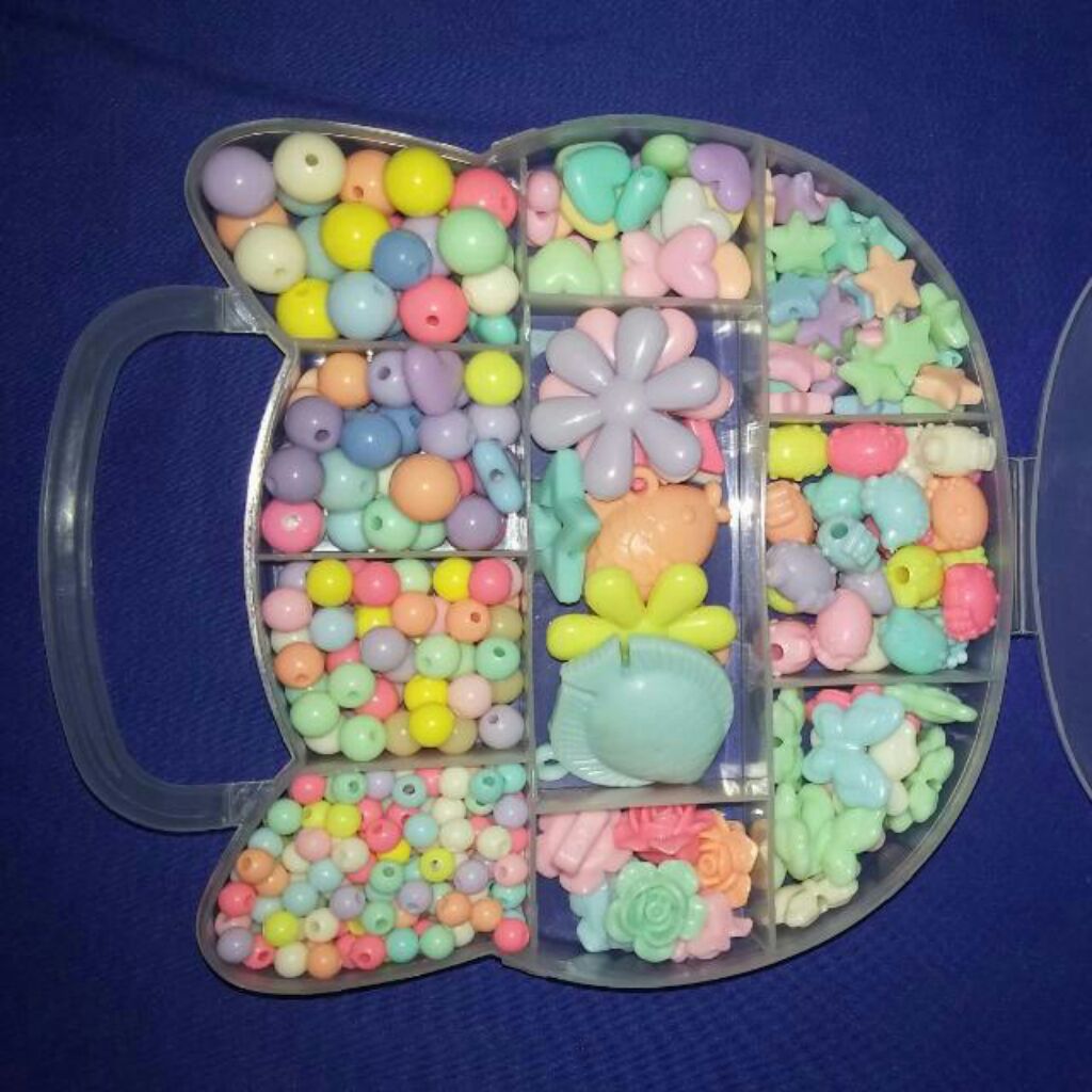 Hello kitty diy beads (pastel) Shopee Singapore