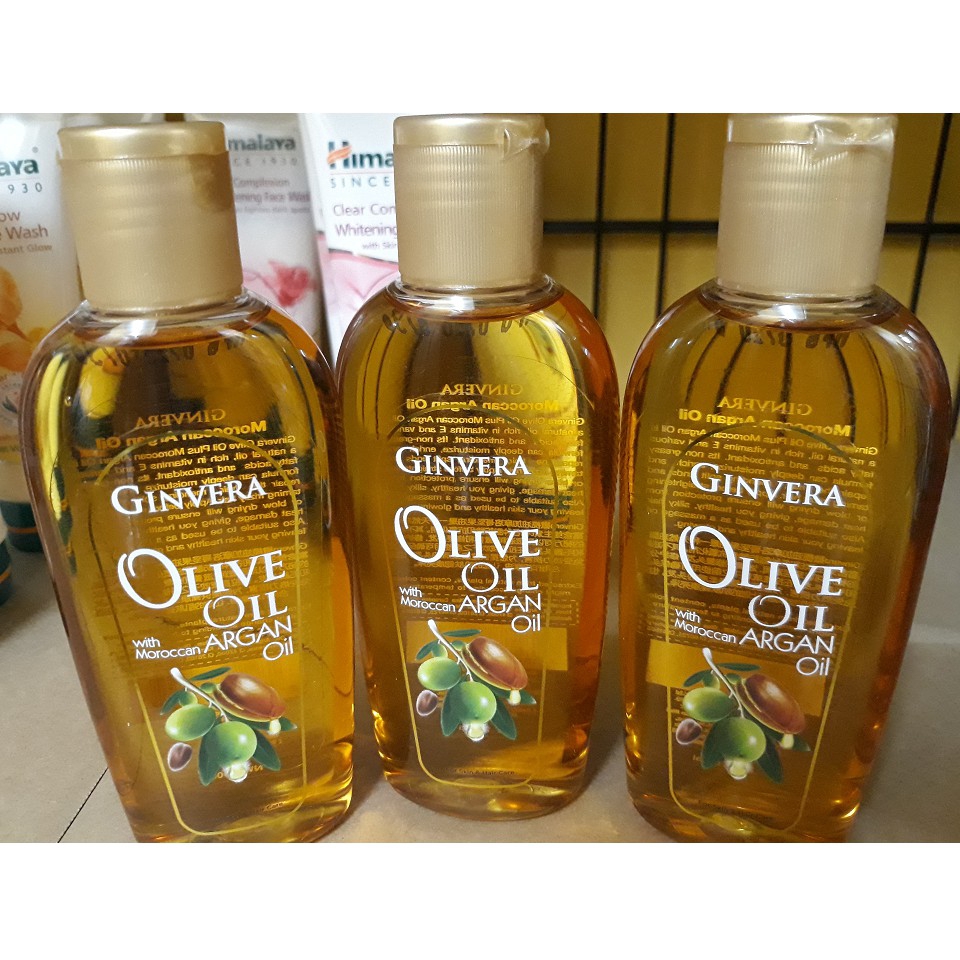 Ginvera 3pcs X 150ml Olive Oil With Moroccan Argon Oil Readystock Shopee Singapore