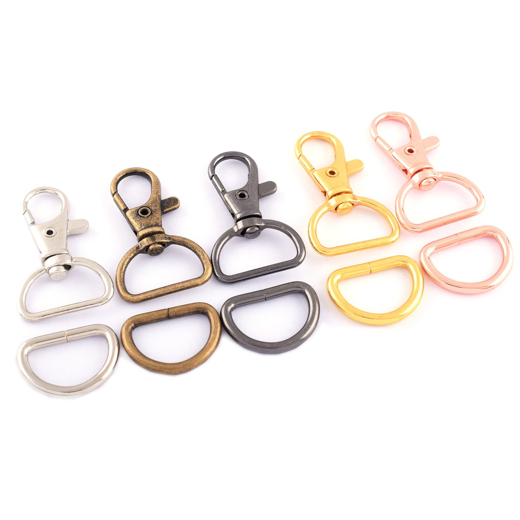 Metal Chain Bag Strap With Swivel Hook Connector