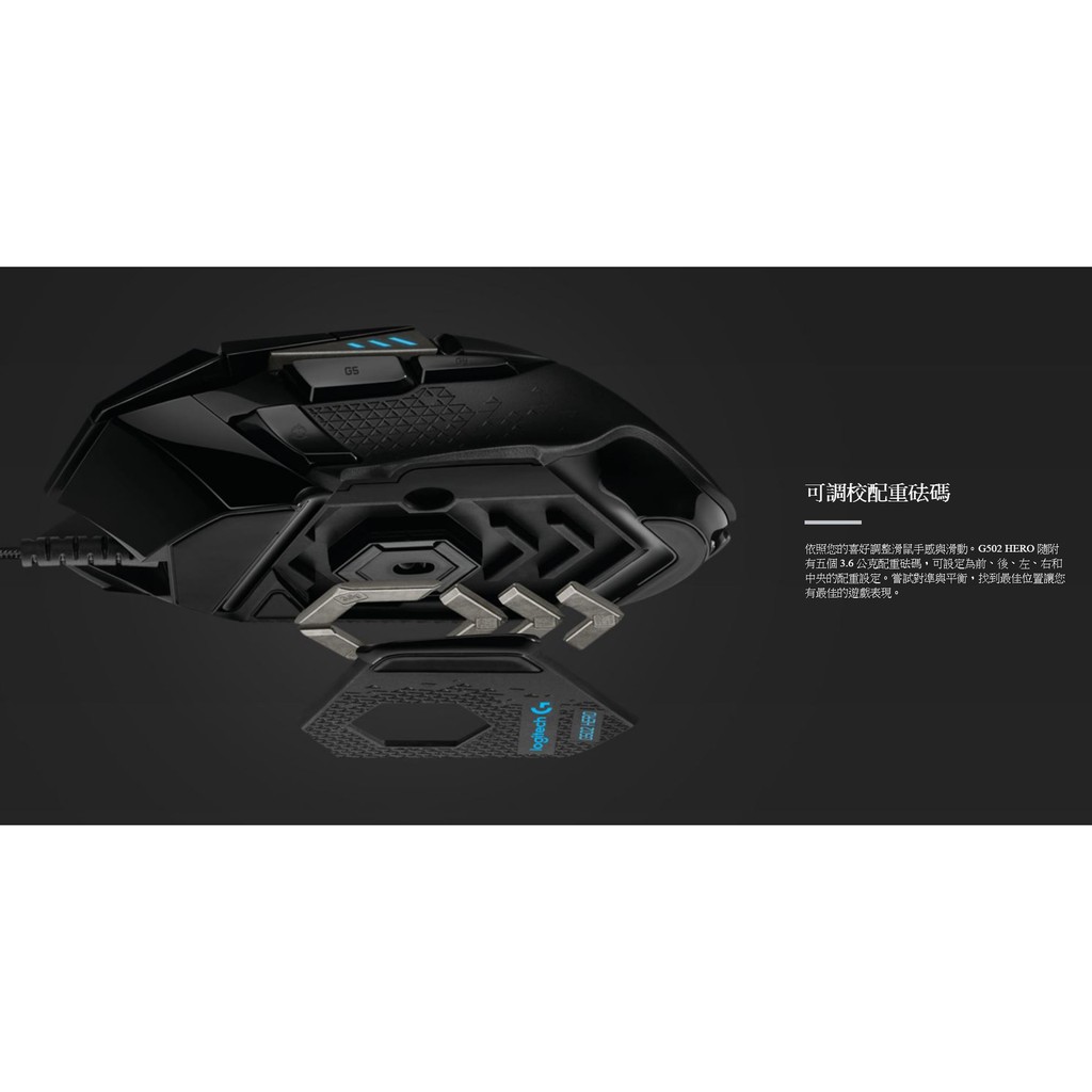 Logitech G502 Hero 16k Sensor Taiwan Company Goods High Performance Gaming Shopee Singapore