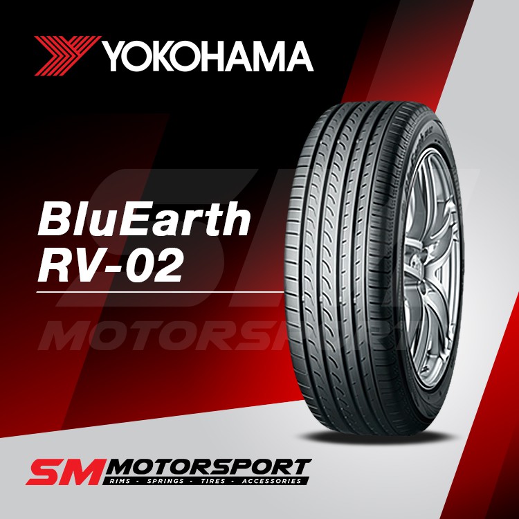 Yokohama Bluearth Rv02 5 60 R16 92h Car Tires Shopee Singapore