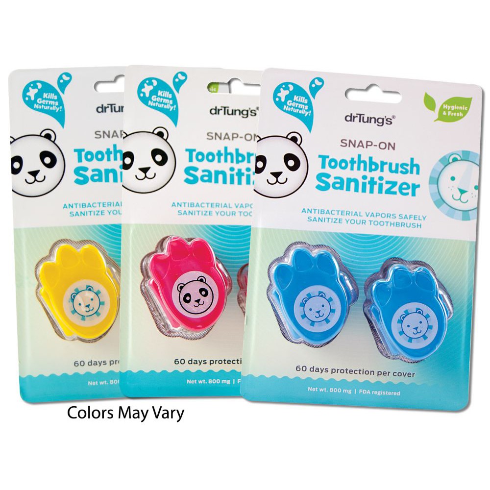 Shop Malaysia Dr Tung S Kid S Snap On Toothbrush Sanitizer X 2 Toothbrush Sanitizers Shopee Singapore