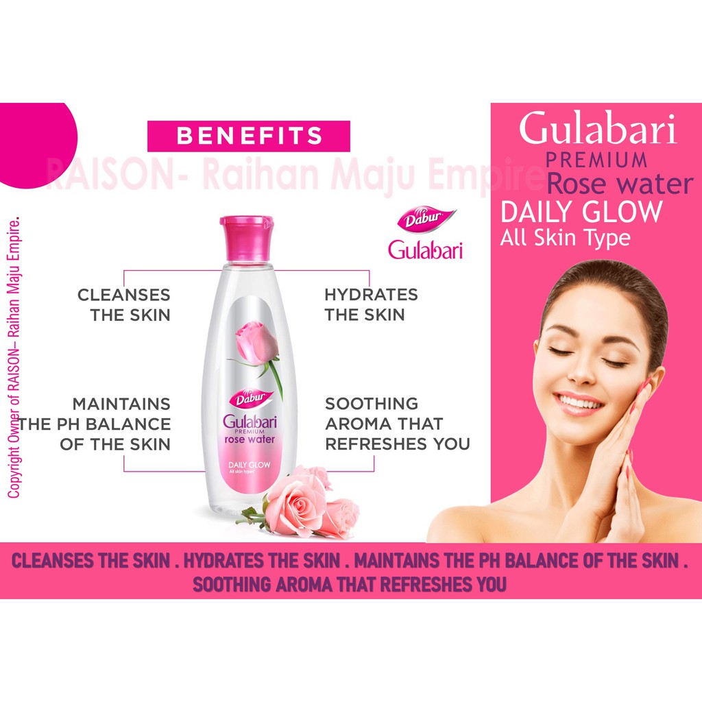 Dabur Gulabari Rose Water 1ml Shopee Singapore