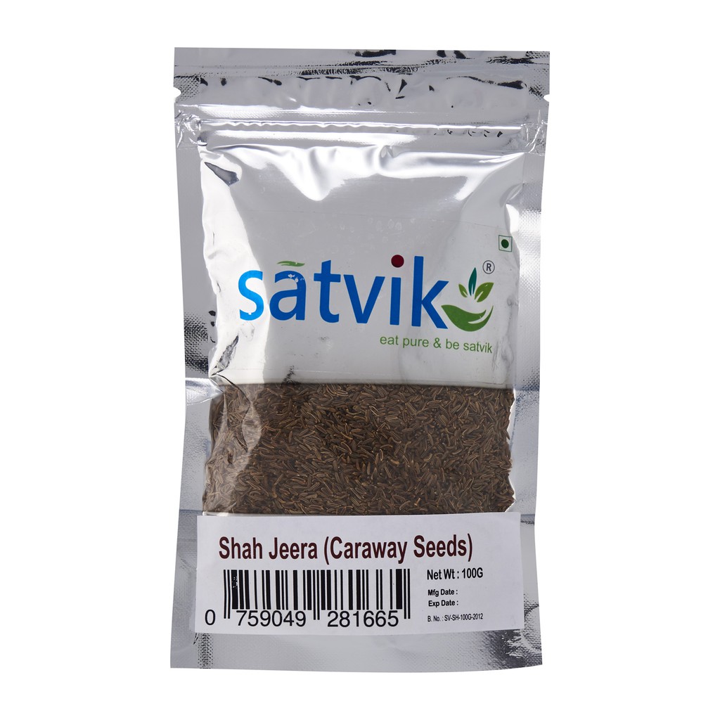 Satvik Whole Shah Jeera Caraway Seeds 100g Premium Quality Whole Shahi Zira Shopee Singapore